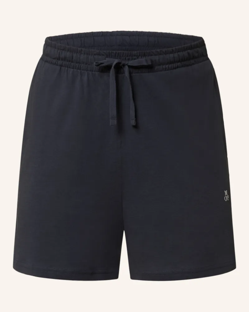 Marc O'Polo Schlafshorts blau Dunkelblau