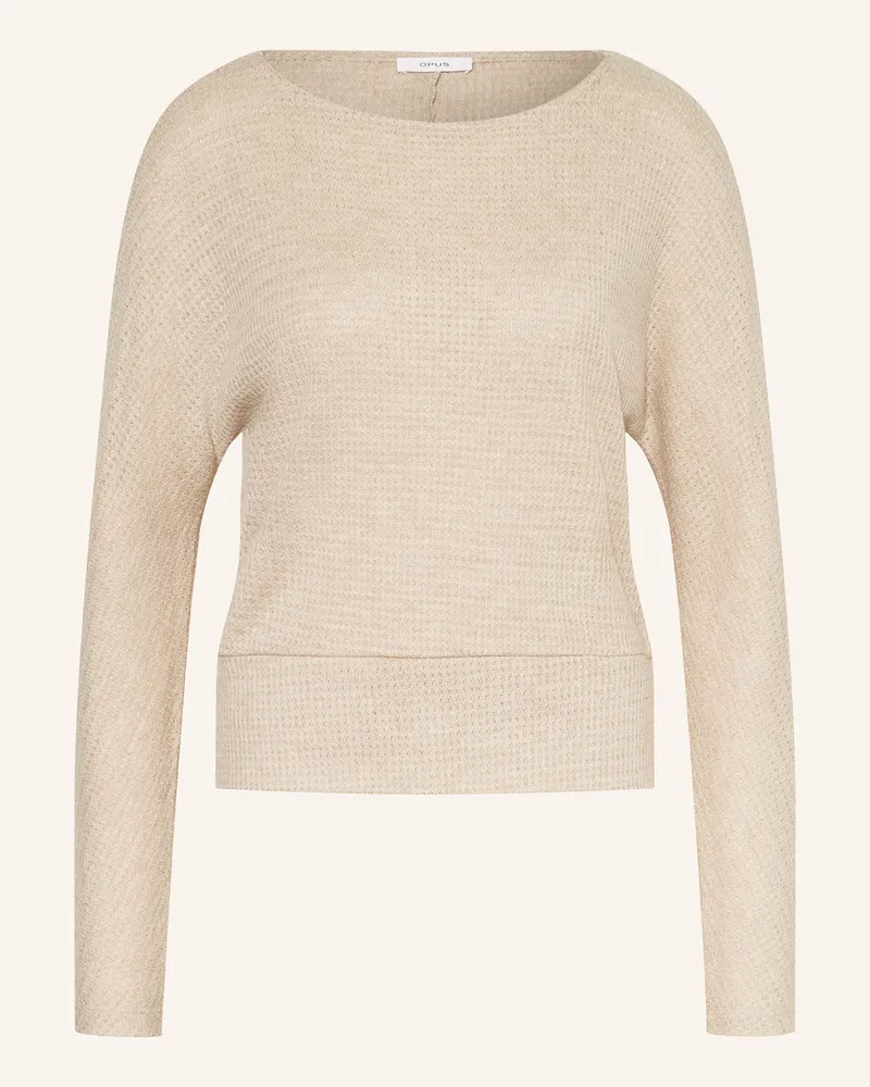OPUS Longsleeve Sellu beige Beige