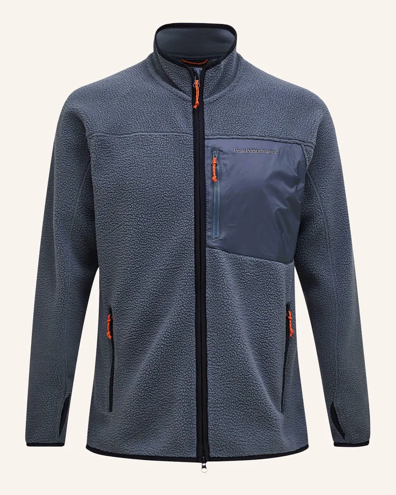 Peak Performance Fleecejacke Dunkelgrau
