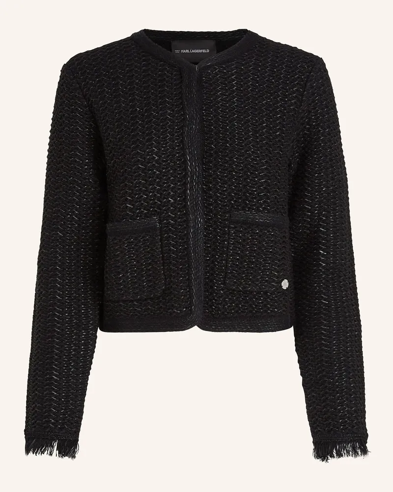 Karl Lagerfeld Top schwarz Schwarz