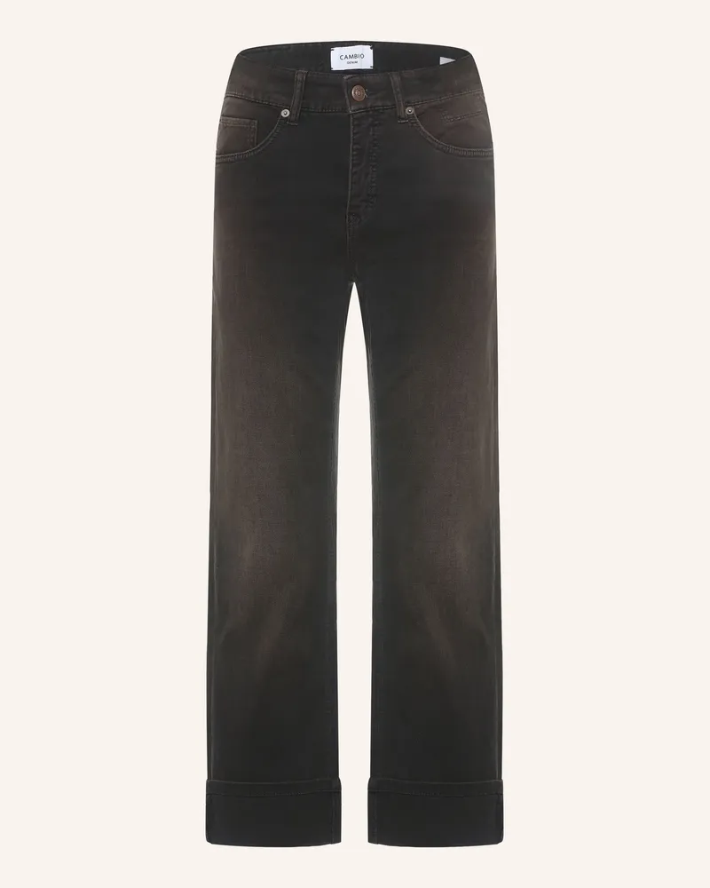 Cambio Straight Jeans Gaia braun 5410