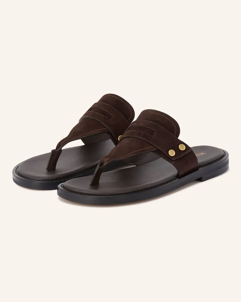 Marc O'Polo Zehentrenner braun Dunkelbraun