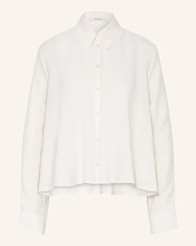 OPUS Hemdbluse FLOWY Creme