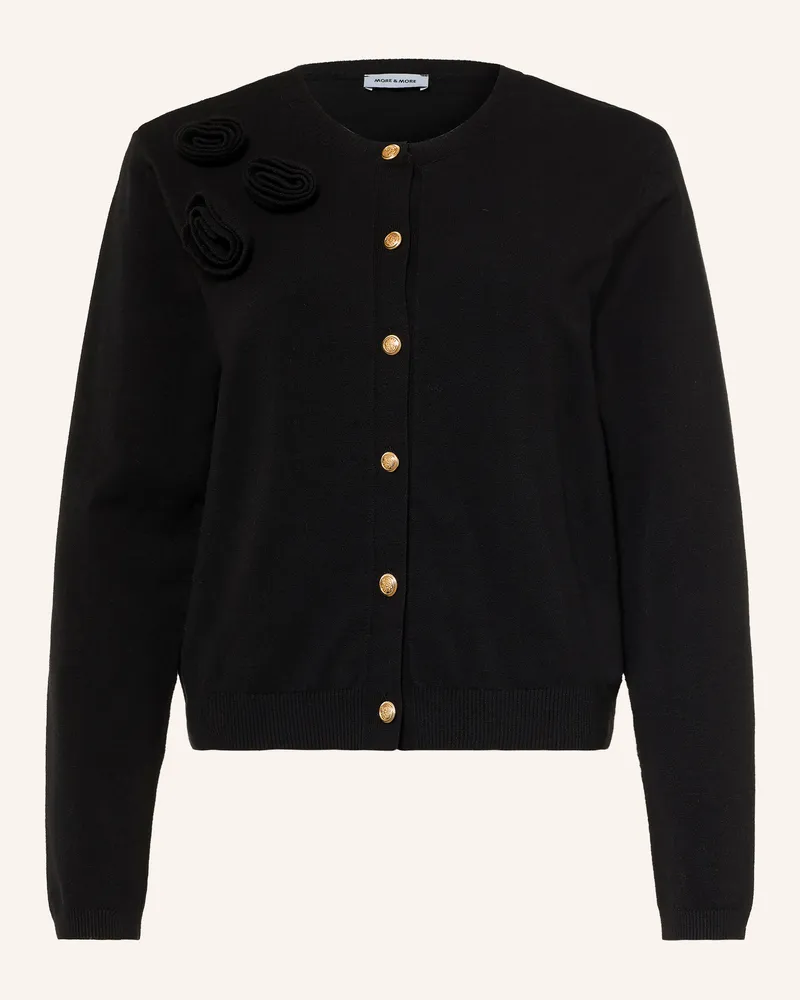More & More Strickjacke schwarz Schwarz
