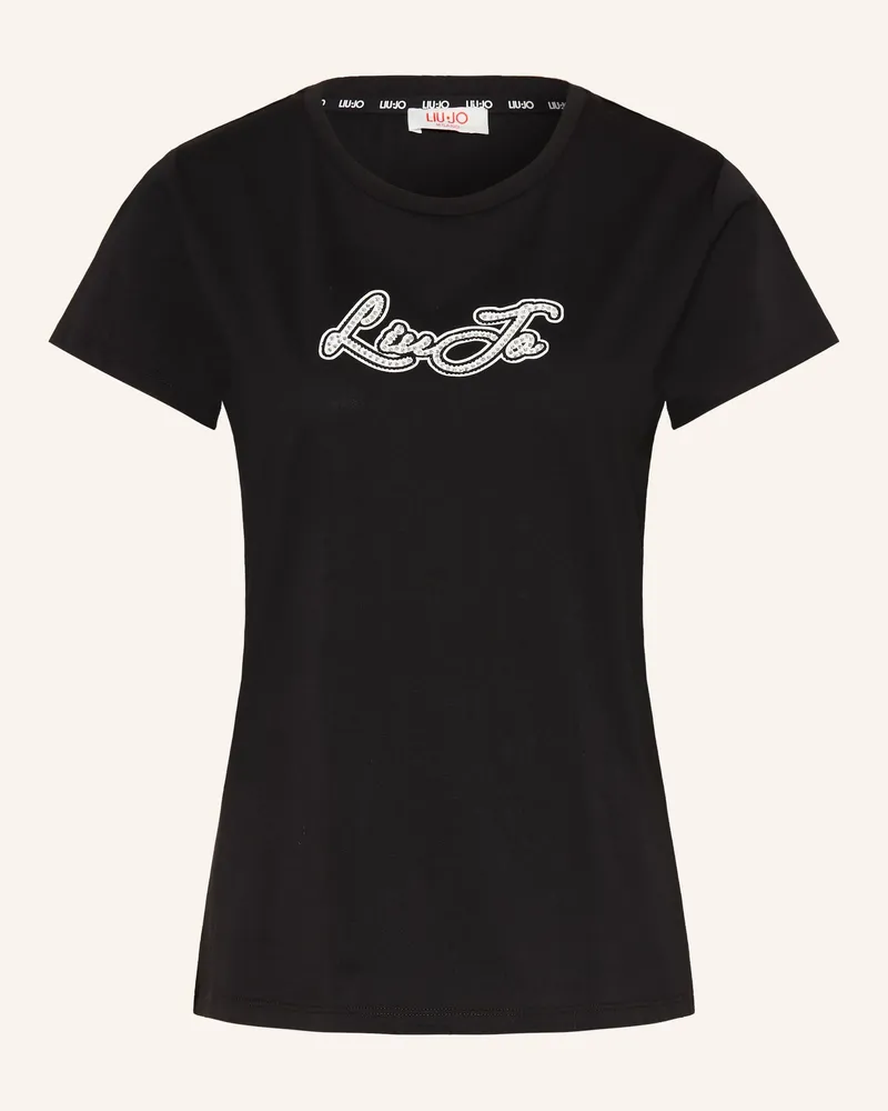 Liu Jo T-Shirt Mit Schmucksteinen schwarz Schwarz
