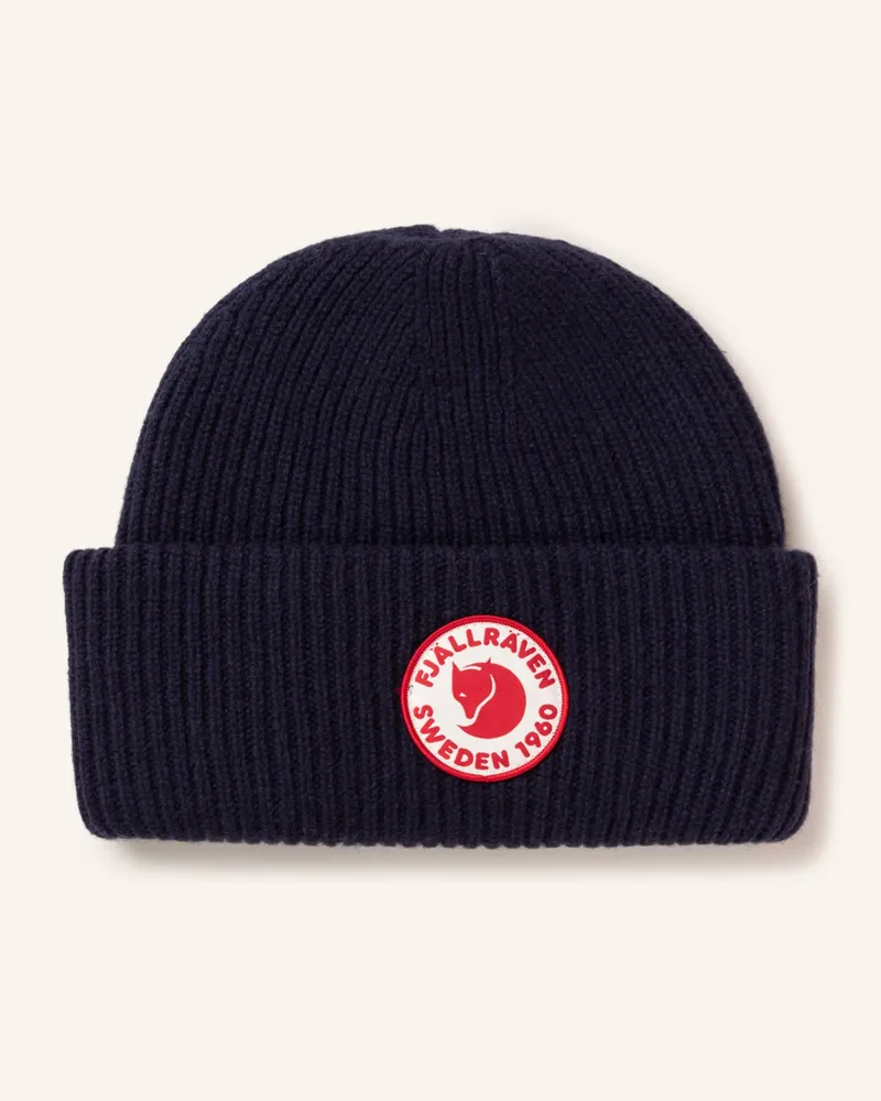 Fjäll Räven Mütze 1960 blau Dunkelblau