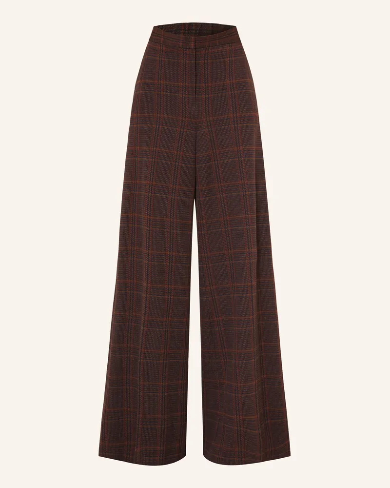 Max Mara Marlenehose Emiro Aus Jersey rot Braun