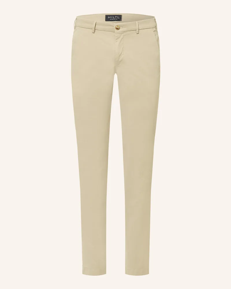 Hiltl Chino Extra Slim Fit braun Beige