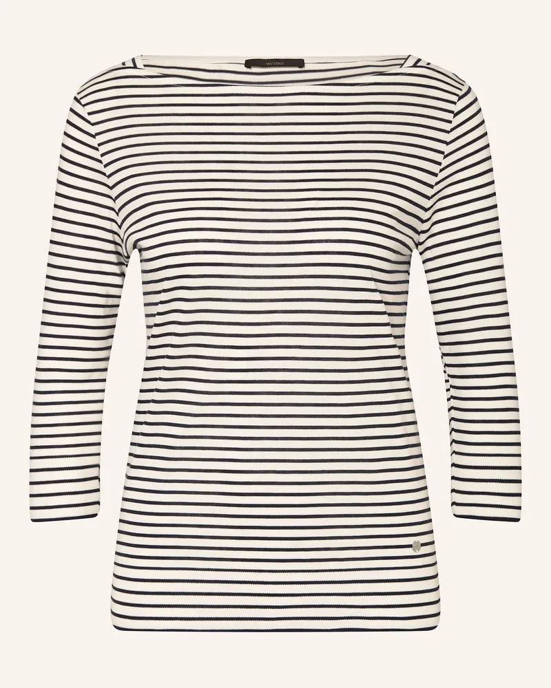 windsor. Shirt mit 3/4-Arm Weiss