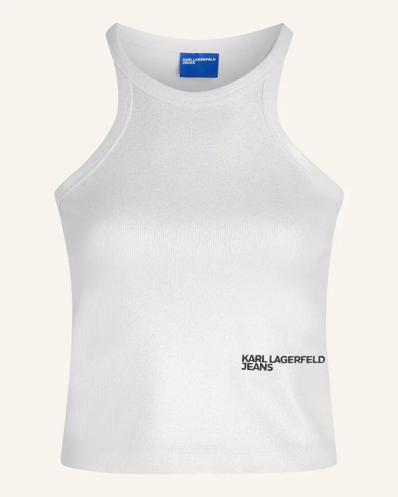Karl Lagerfeld Top silber Silber