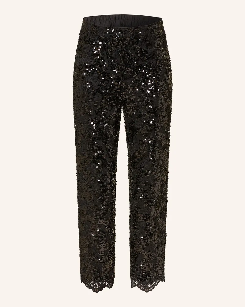 Marc Cain Spitzenhose FRIA mit Pailletten 900