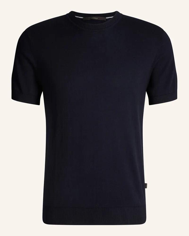 windsor. Strickshirt blau Dunkelblau