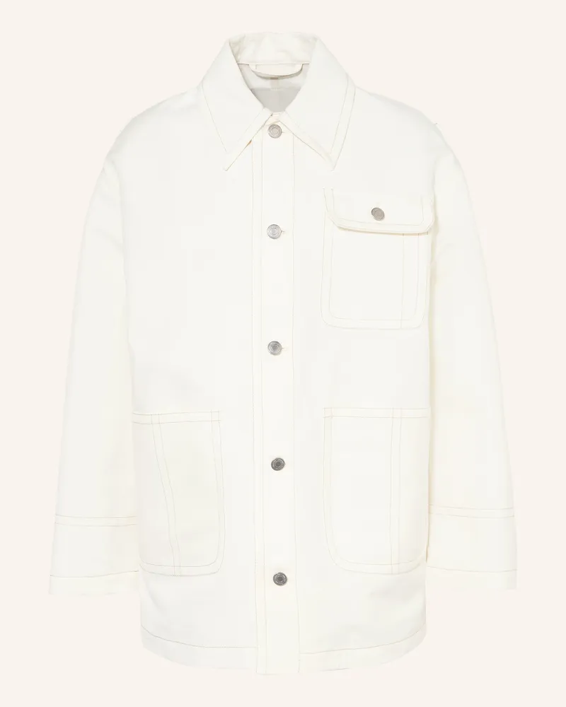 AMI Paris Overjacket weiss Creme