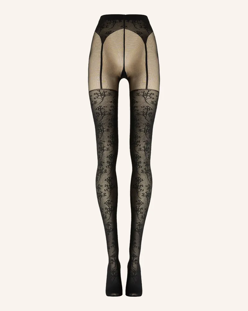 Wolford Wolford Tights Passion Flower Tights schwarz Schwarz