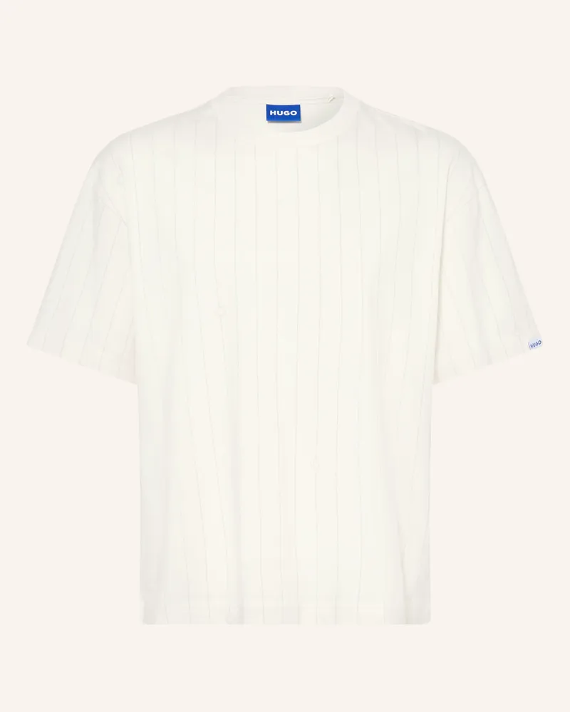 HUGO BOSS T-Shirt Norayati weiss Ecru