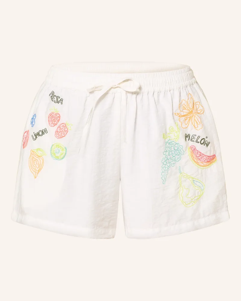 watercult Shorts Fruitbowl weiss Ecru