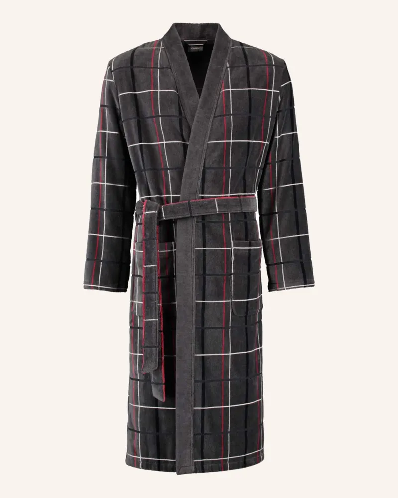 Cawö Bademantel grau Grau