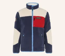 Teddyfell-Jacke Yupik Fz 5 blau