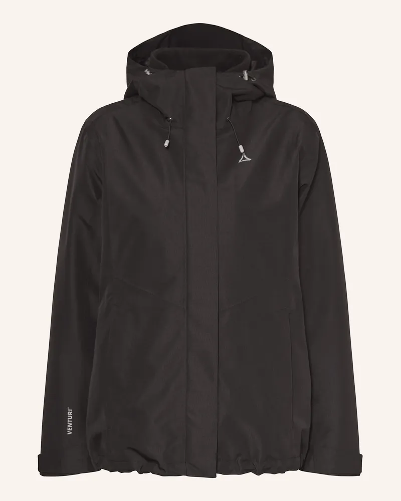 Schöffel 2-In-1-Jacke Okere schwarz Schwarz