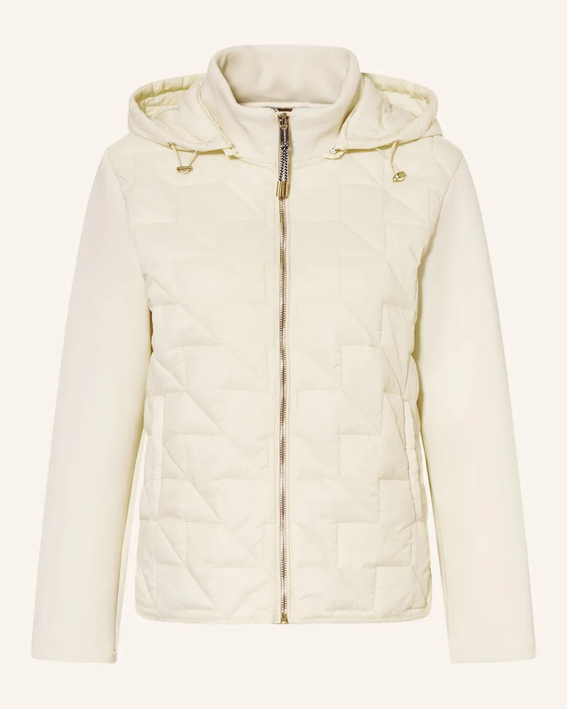 RINO & PELLE Jacke GISELA im Materialmix Ecru