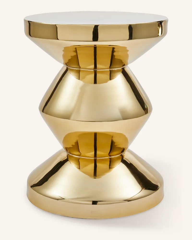 POLSPOTTEN Beistelltisch ZIG ZAG Gold