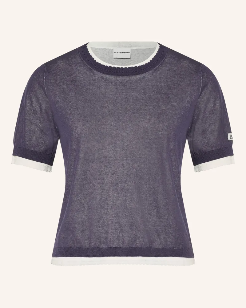 Claudie Pierlot Strickshirt blau Blau