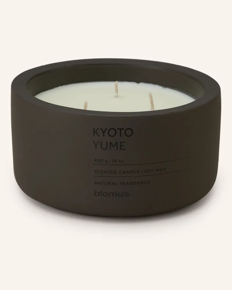 Blomus Duftkerze Fraga grau Dunkelbraun