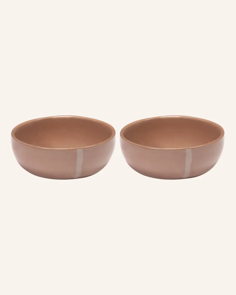 Serax 2er-Set Schalen ZUMA S Hellorange