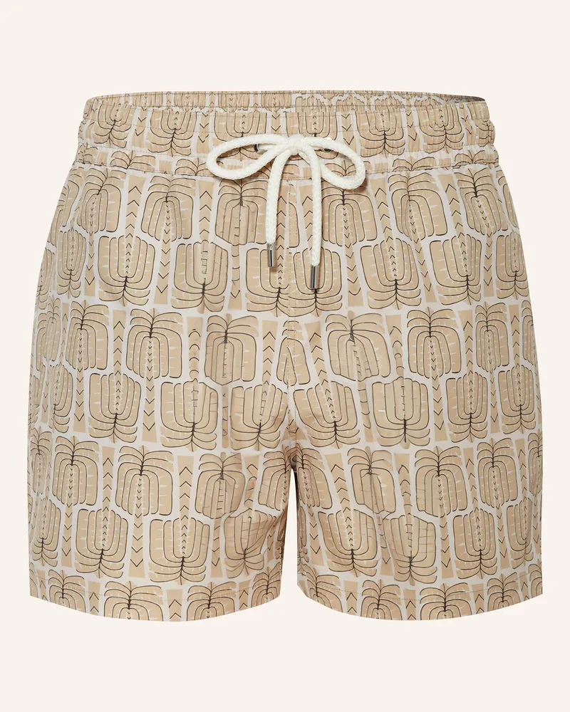 Frescobol Carioca Badeshorts PALMEIRA RIO Beige