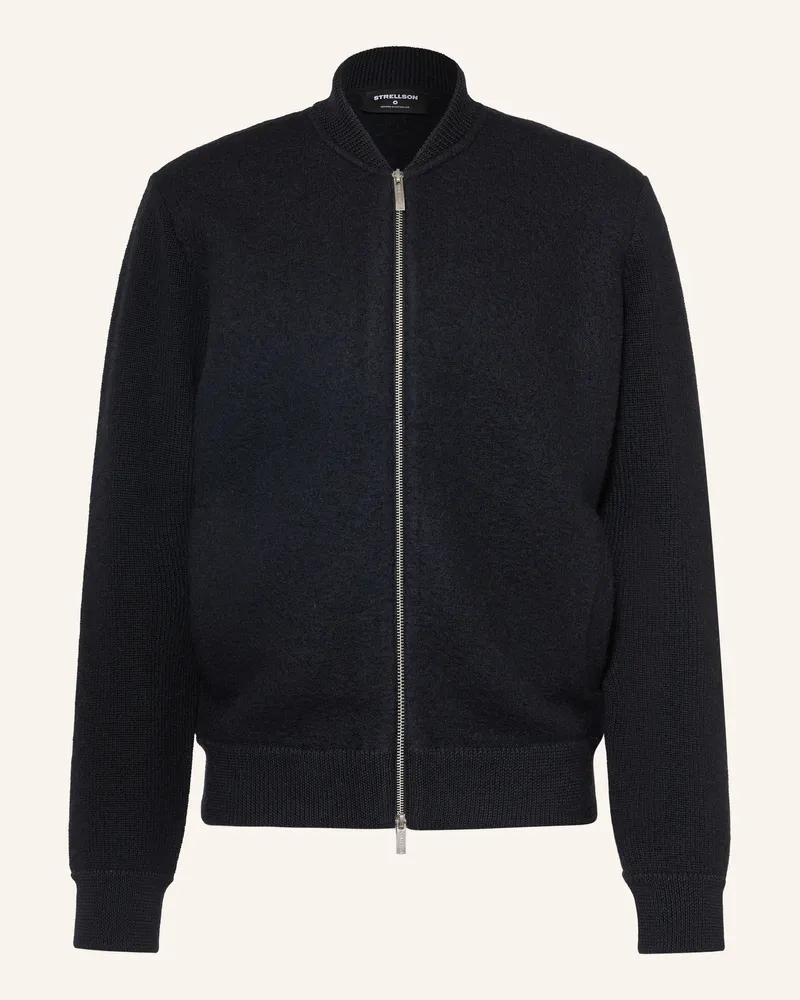 Strellson Strickjacke Karlo-Bo schwarz Schwarz