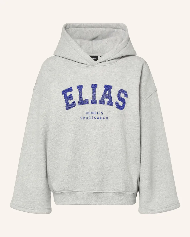 Elias Rumelis Oversized-Hoodie Ilvie grau Hellgrau