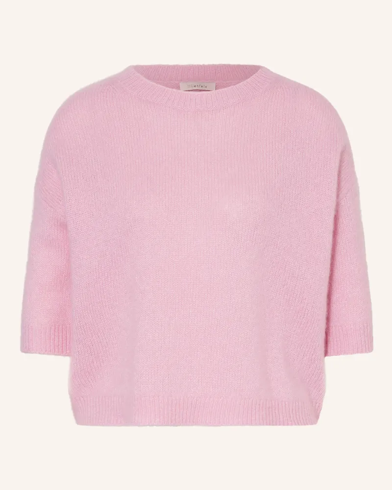 lilienfels Cashmere-Pullover mit 3/4-Arm Rosa