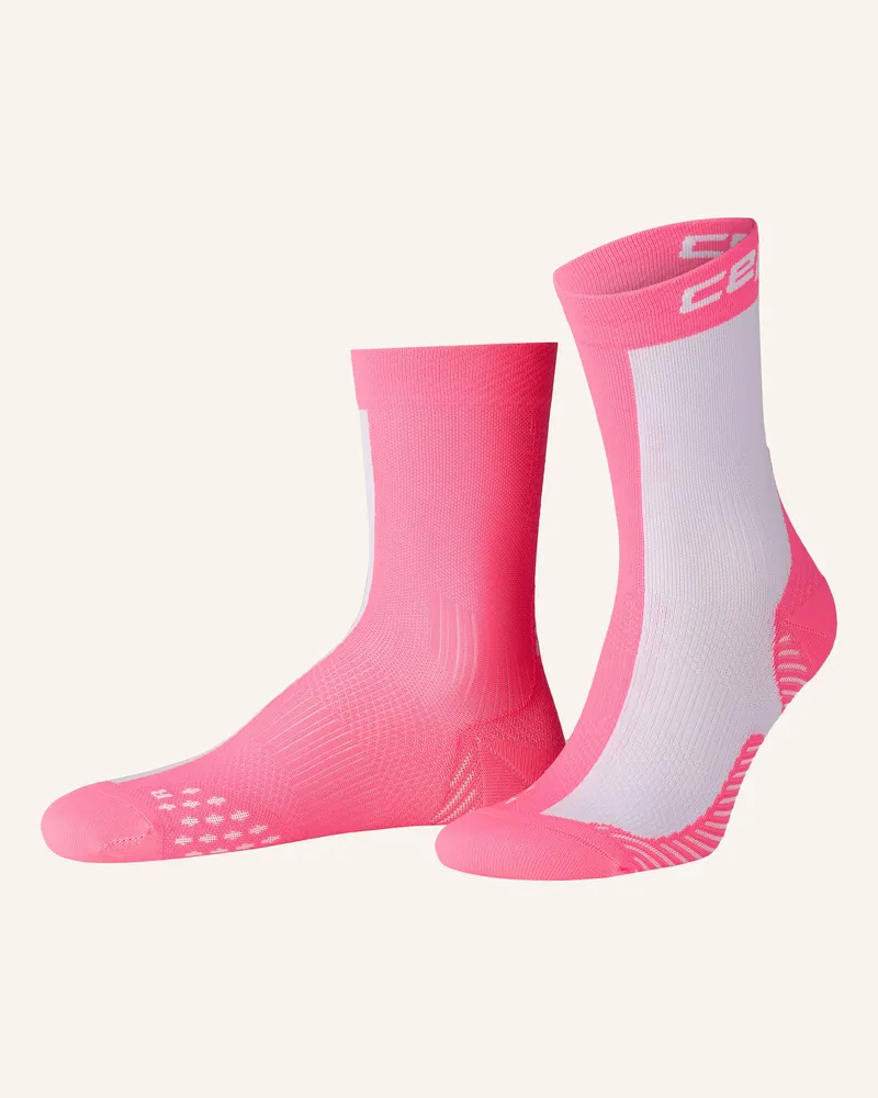CEP Laufsocken Core Run Edt. Half & Half Mid Cut pink 934