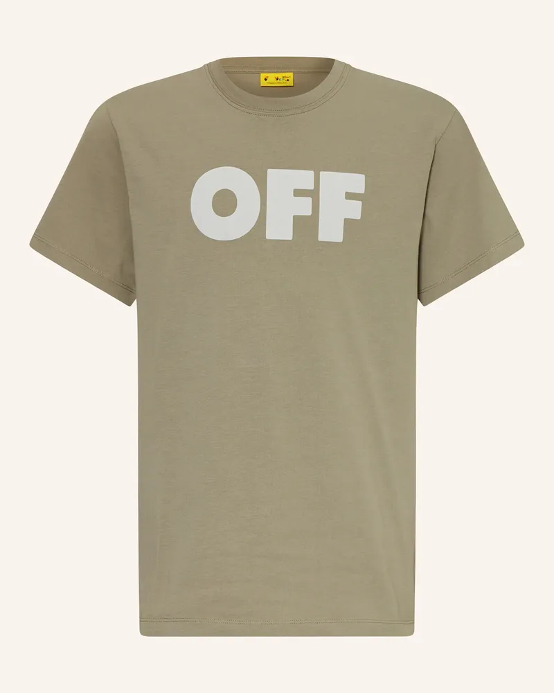 OFF-WHITE T-Shirt Khaki