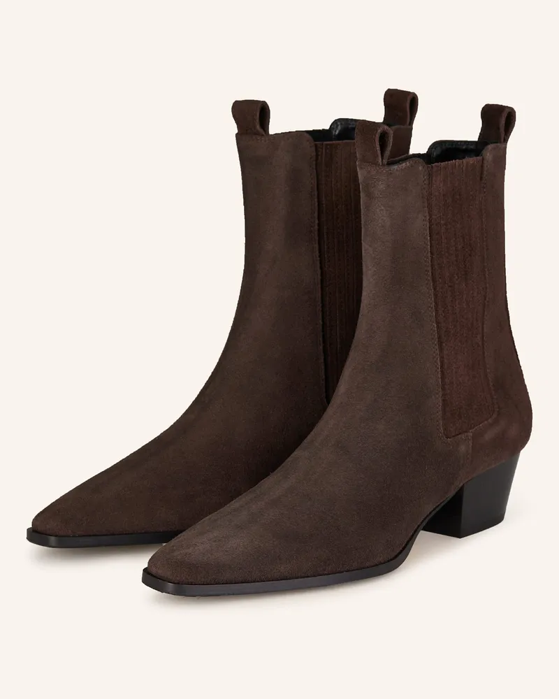 aeyde Stiefeletten AGATA Dunkelbraun