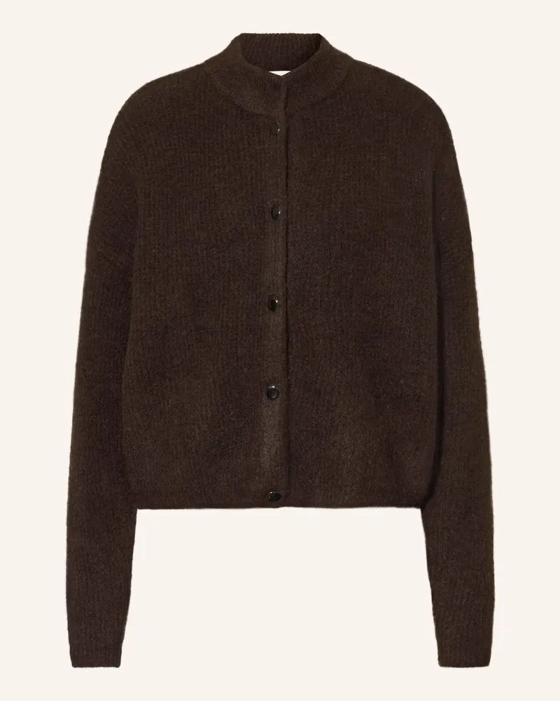 Gestuz Strickjacke Alphagz braun Dunkelbraun