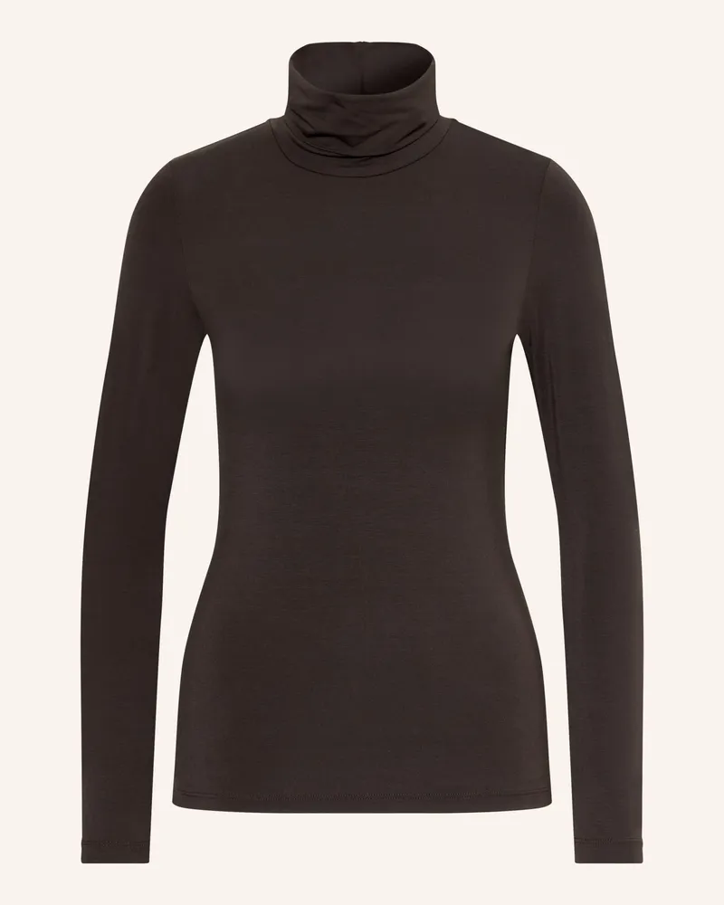 Darling Harbour Rollkragenshirt braun Dark