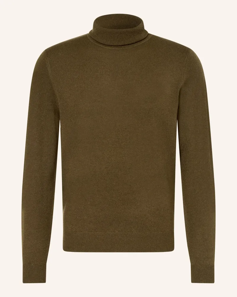Strokesman's Strokesman Rollkragenpullover Aus Cashmere gruen Oliv