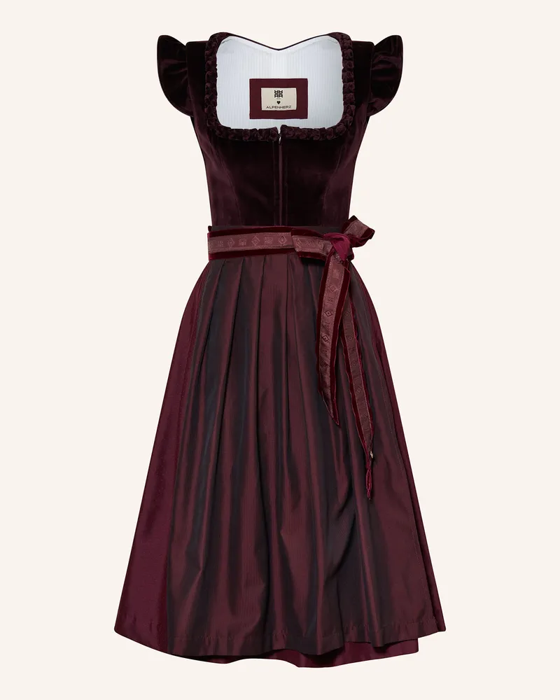 Riani Dirndl rot Dunkellila