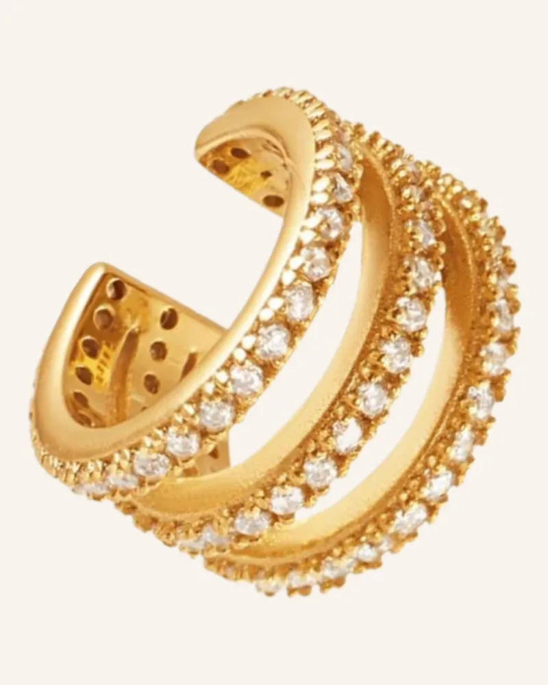 POMPIDOU Earcuff Lima By Glambou gold Gold