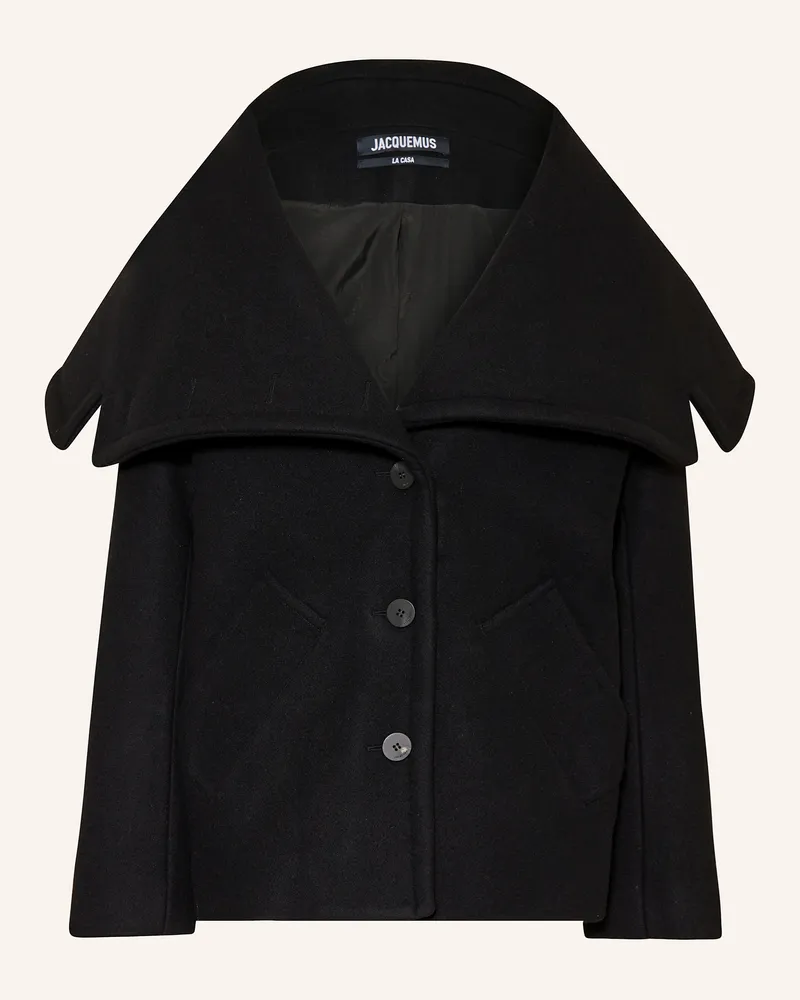 Jacquemus Cabanjacke LE CABAN CARUSO Schwarz