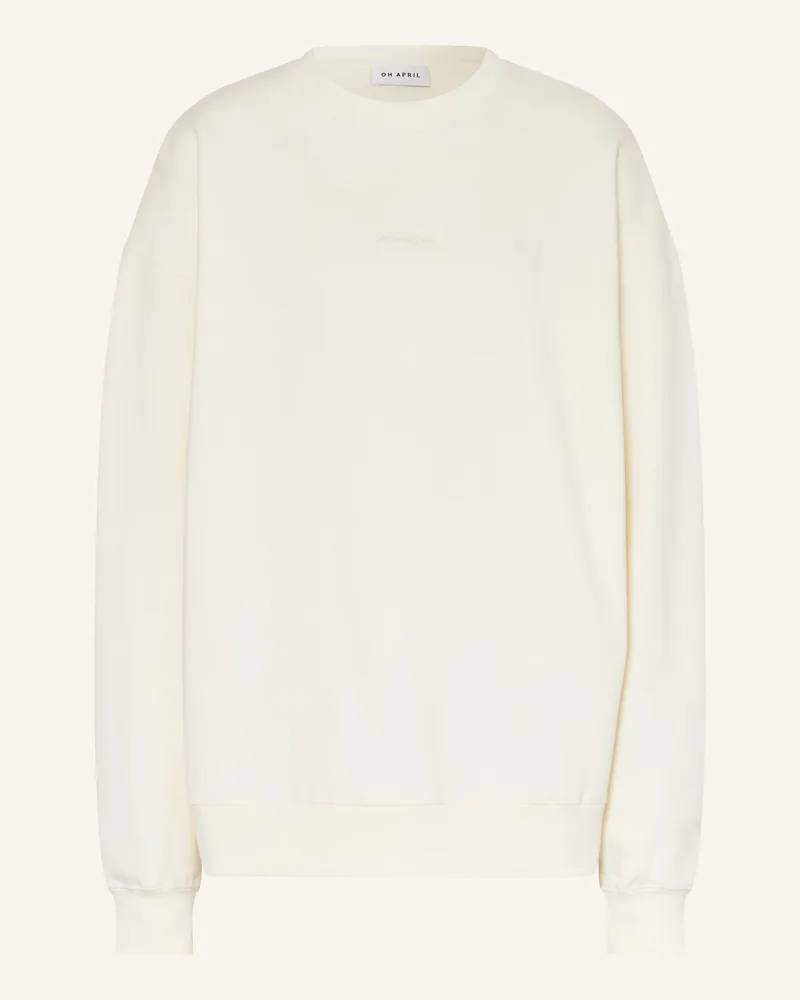 OH APRIL Sweatshirt weiss Weiss