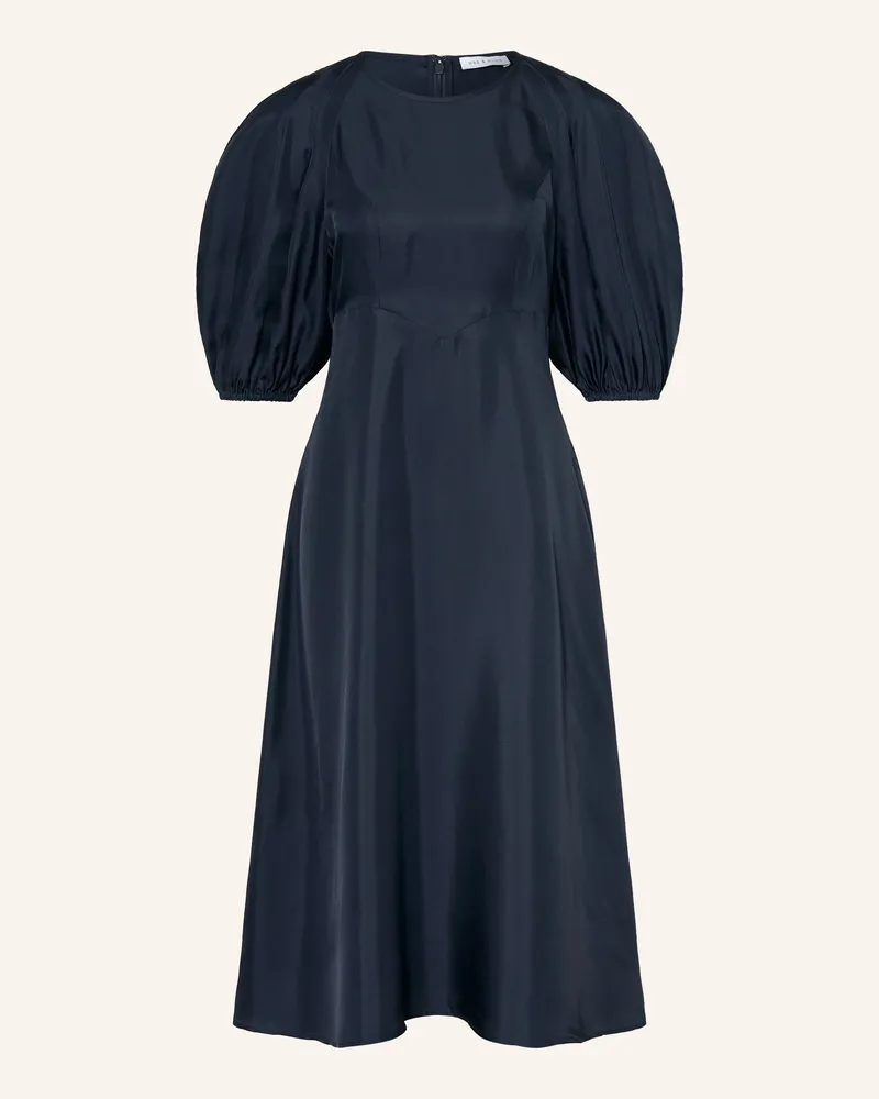 Mrs & HUGS Seidenkleid Mit 3/4-Arm blau Dunkelblau