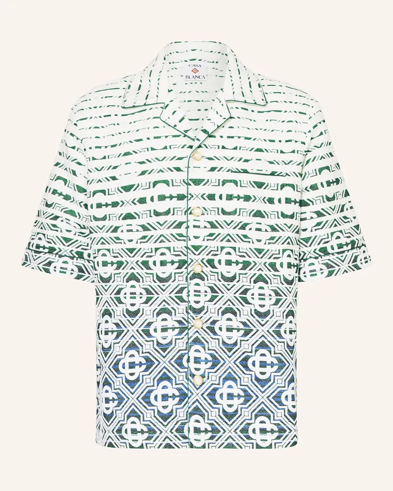 Casablanca Paris Resorthemd Comfort Fit aus Jacquard Weiss