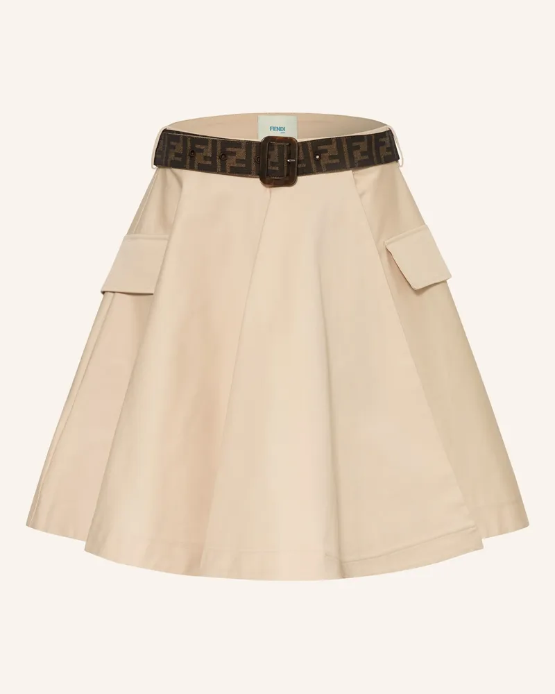 Fendi Wickelrock beige Beige