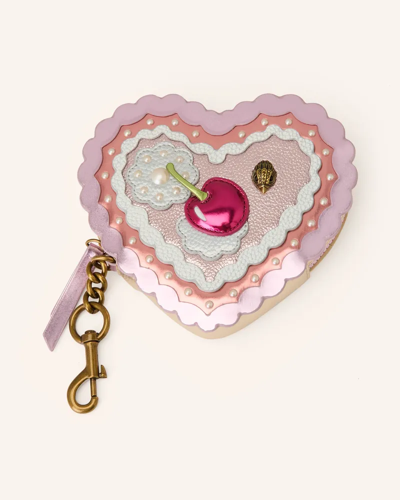 Kurt Geiger Taschenanhänger Heart Cake rosa Rosé