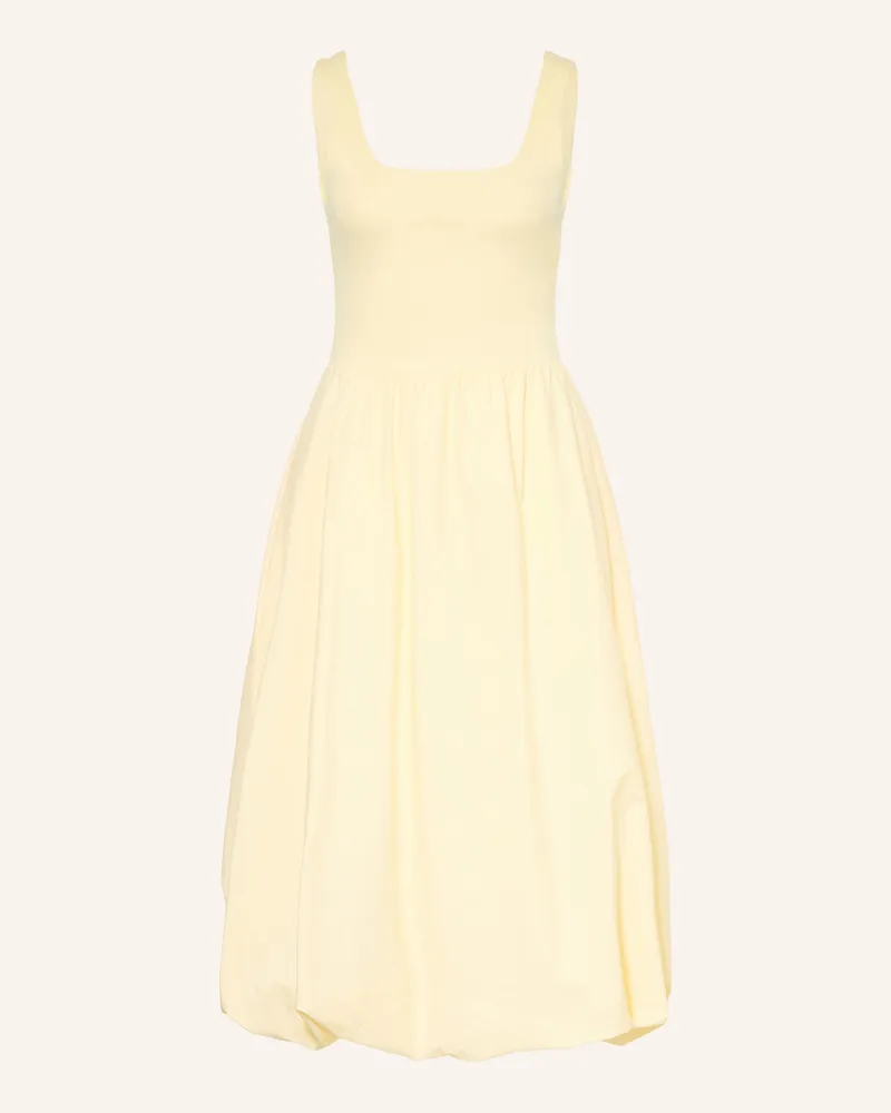 Rich&Royal Kleid Im Materialmix gelb Hellgelb