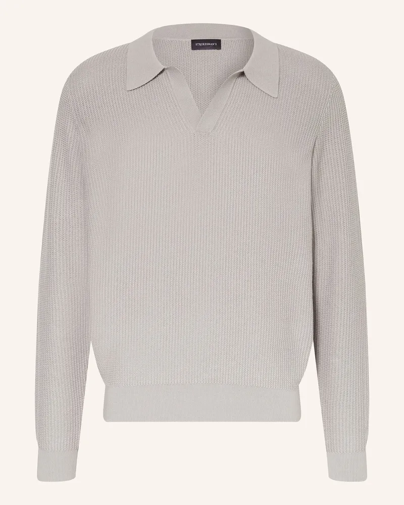 Strokesman's Strokesman Pullover grau Hellgrau