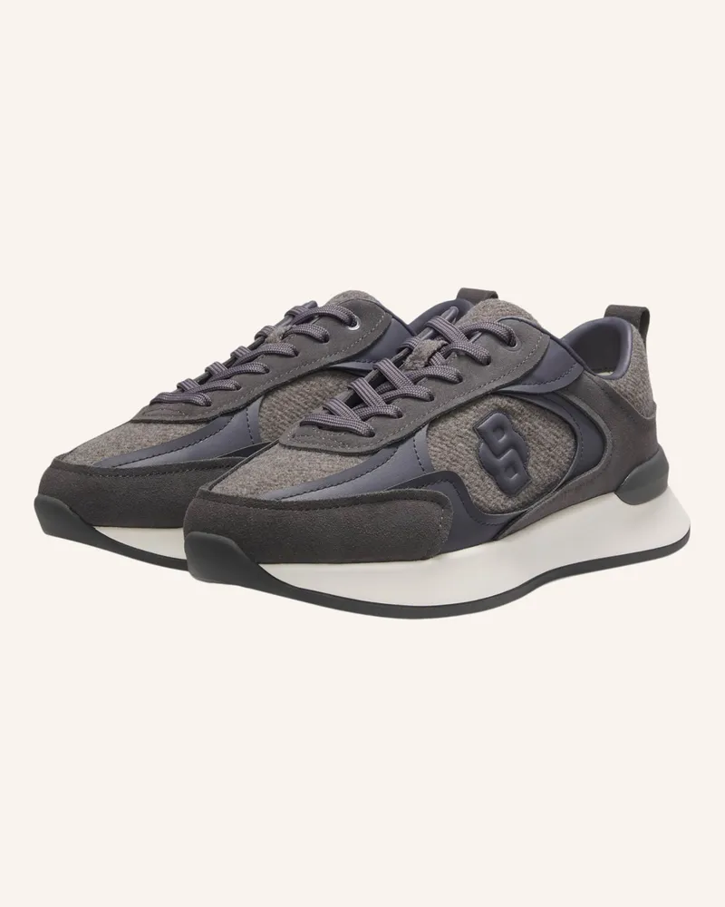 HUGO BOSS Turnschuh B ICON_RUNN_WLSD Dunkelgrau