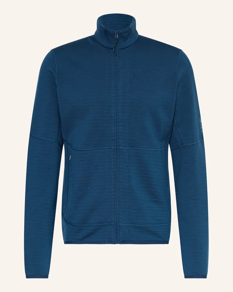 Icebreaker Midlayer-Jacke MERINO 400 DESCENDER Petrol